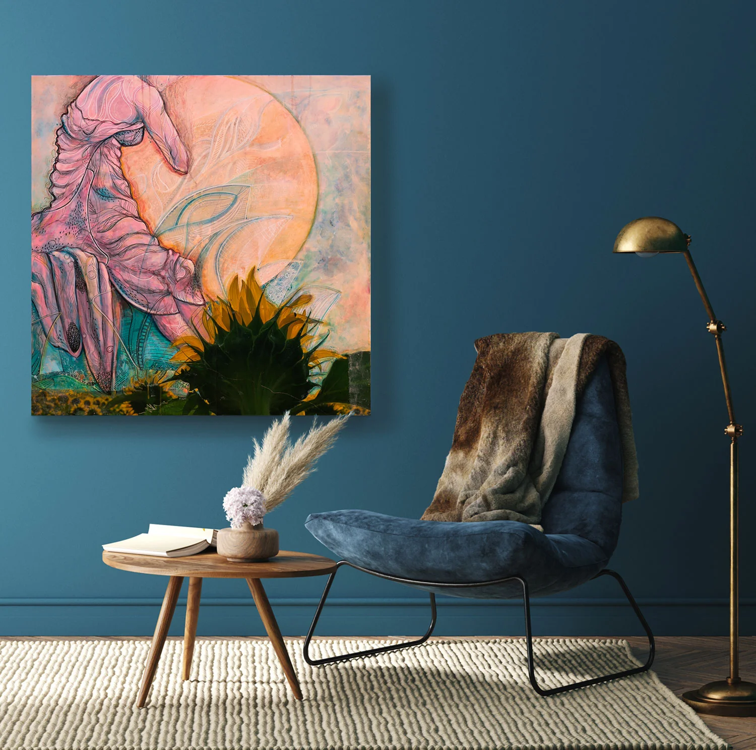 SUNFLOWER-in-Limbo-Opera-House--Lucia-Lukas-ArtDesign-Original-Painting-1080px-sRGB-interior